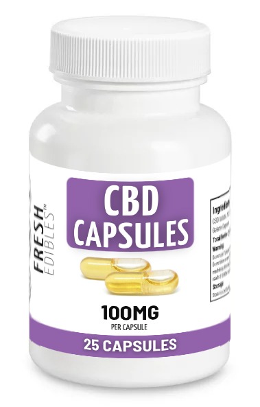 100mg CBD Capsules - 25