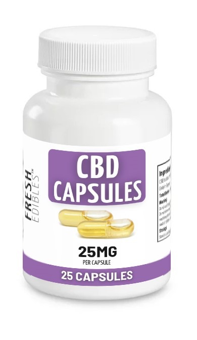 25mg CBD Capsules - 25