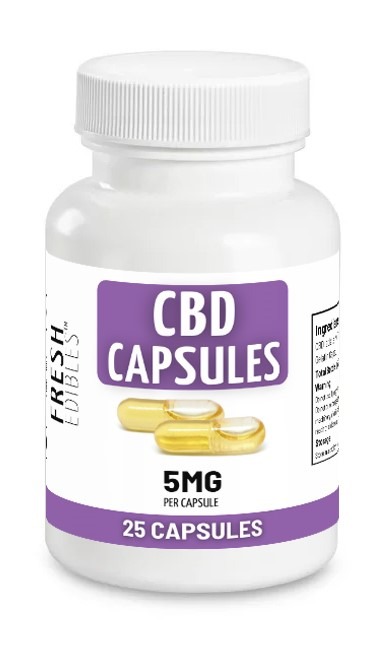 5mg CBD Capsules - 25