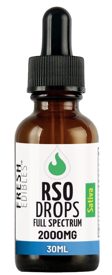 Fresh RSO Drops - Full Spectrum Sativa 2000mg