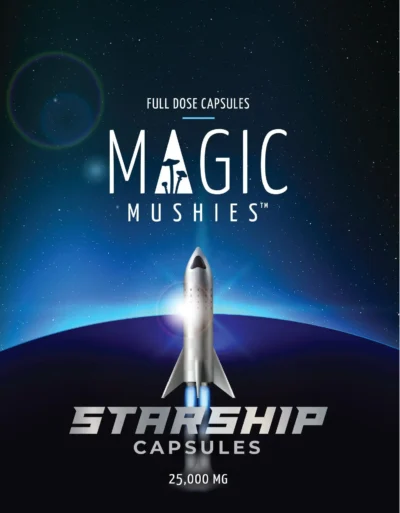 Magic Mushroom Starship Capsules 500mg (Premium Blend) - Image 5