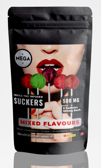 Variety Pack Sucker Lollipops | 100mg x 5 | 500mg THC