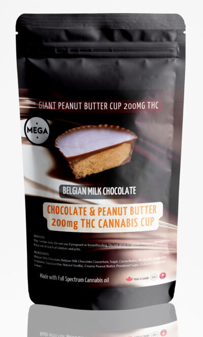 Buzz Edibles | Chocolate Peanut Butter Cups | 200mg THC/20mg CBD