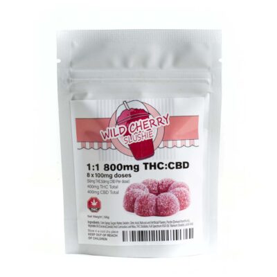 Wild Cherry Slushie Rings | 1:1 | 800mg THC : CBD