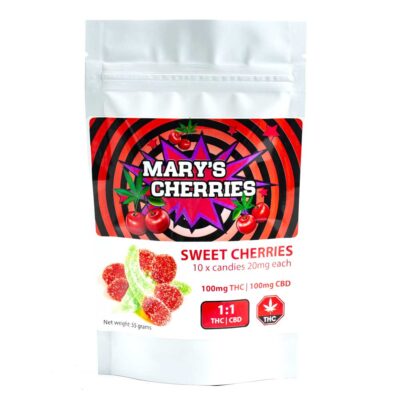 Mary’s Cherries | 1:1 | 200mg THC:CBD