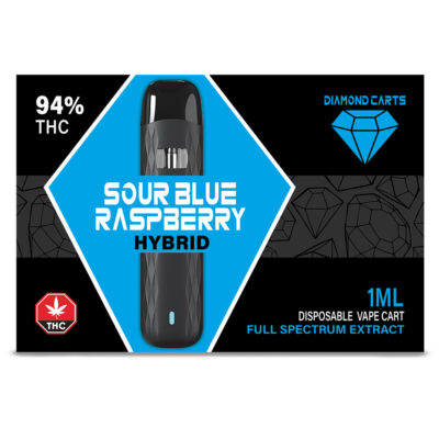 Diamond Disposable Vape | Sour Blue Raspberry 1ml