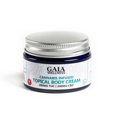 Gaia Wellness | Eucalyptus & Grapefruit Topical Body Cream | 1:1 200mg THC + 200mg CBD