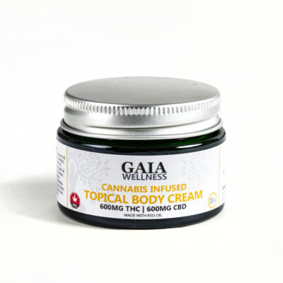 Gaia Wellness | Triple Strength Topical Body Cream | 1:1 600mg THC + 600mg CBD