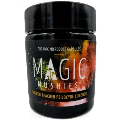 Golden Teacher Magic Mushroom Capsules 500mg | 20 Capsules