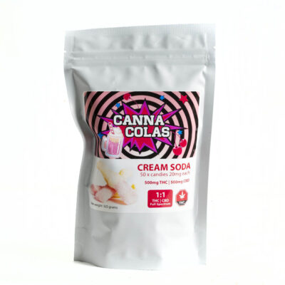 Canna Colas Cream Soda 1:1 | 500mg THC : 500mg CBD