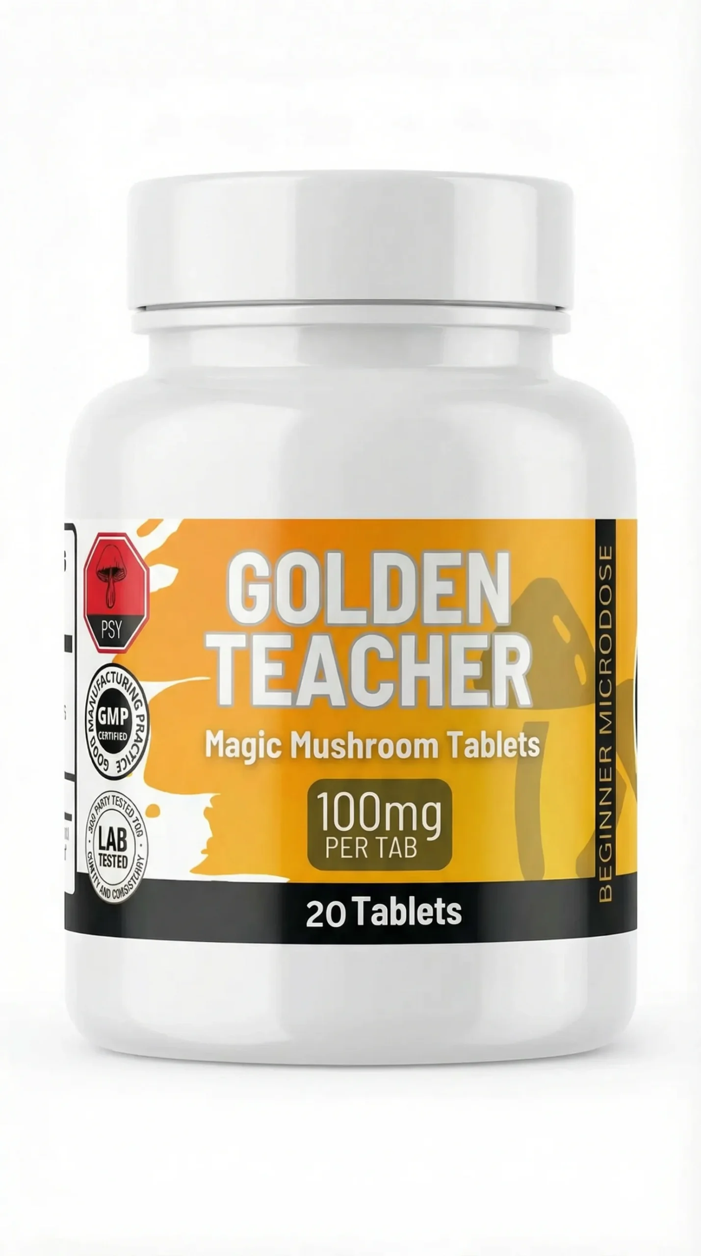 Golden Teacher Microdose Tabs 100mg