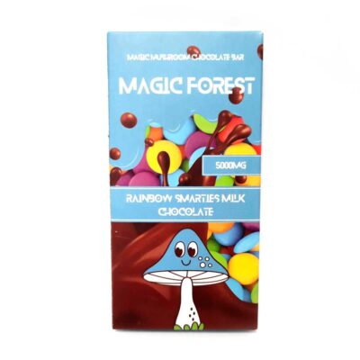 Magic Forest Rainbow Smarties Milk Chocolate Bar 5000mg