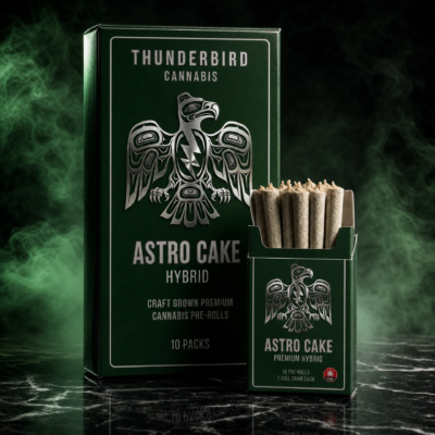 Thunderbird Premium Pre-Rolls Cartons | Astro Cake (Hybrid)